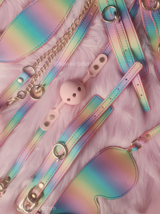 8Pcs Pastel Rainbow Bondage kit