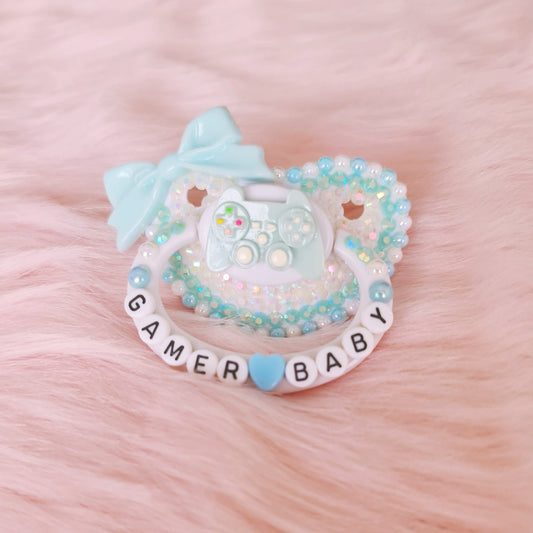 Gamer Baby Deco Custom ABDL DDLG Adult Pacifier Kawaii Bdsm