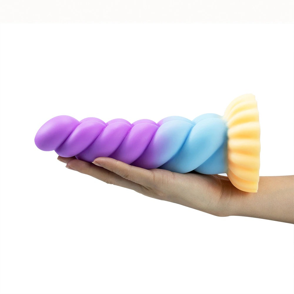 The Nebula Glow: Fantasy Suction Dildo