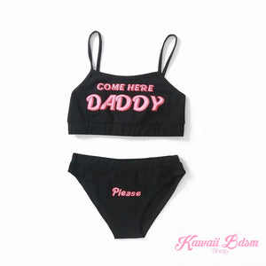 Come Here Daddy Lingerie Set (5572715217058)