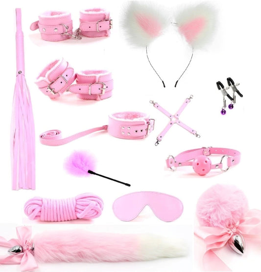 Naughty Pet 13Pcs Bondage Kit (4518037585972)
