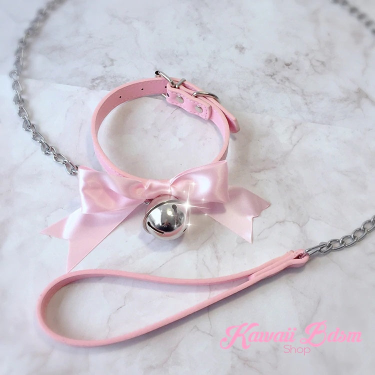 Kawaii Bell Collar & Leash Set (4508371091508)