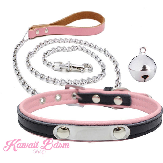 cat collar leash choker fashion japanese lolita sexy slave sub submissive ddlg cglg cglb mdlb mommy daddy little bondage black pink gothic fashion outfit petplay ageplay roleplay aesthetic pet kitten by Kawaii Bdsm - Cute and Kinky / Worldwide Free and Discreet Shipping (11527340167)