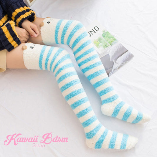 Blue Panda Thigh Highs (791110123572)