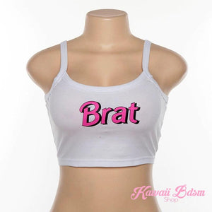 brat top tank ddlg mdlg little submissive dom babygirl baby sexy top fashion by Kawaii BDSM - cute and kinky / Worldwide Free Shipping (4383722700852)