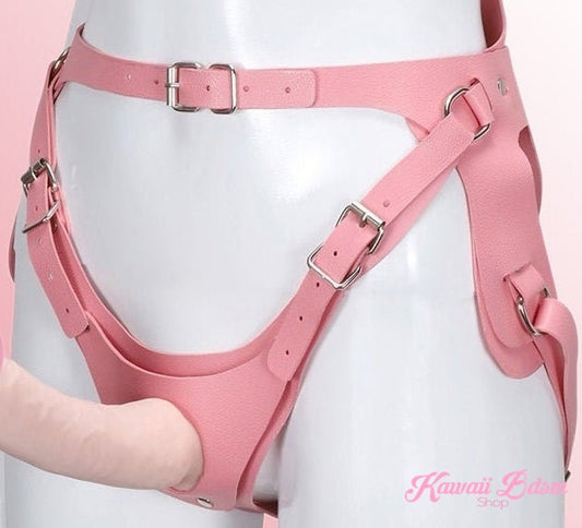 Pink Strap On Harness