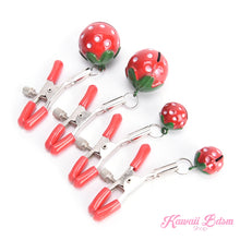 Strawberries Nipple Clamps (5908607074466)