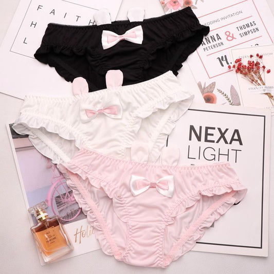 Rabbit Bunny Ears Panties Petplay cute lolita underwear lingerie ddlg little girl ABDL kawaii bdsm