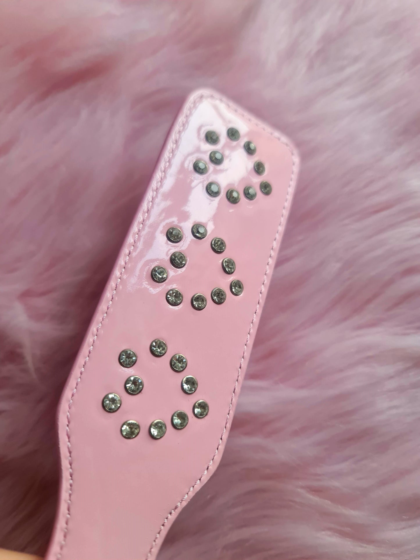 Heart Rhinestones Paddle