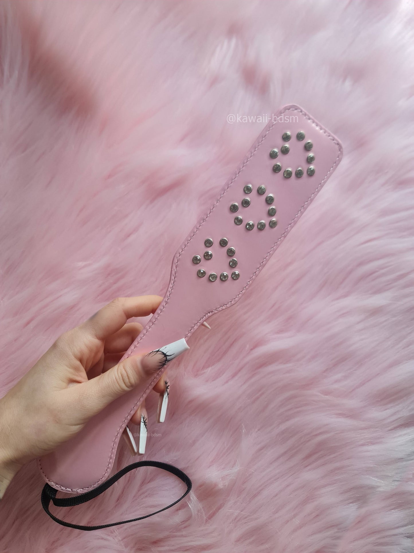 Heart Rhinestones Paddle