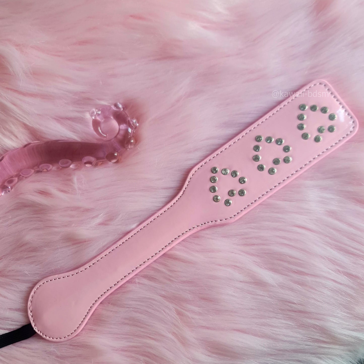 Heart Rhinestones Paddle