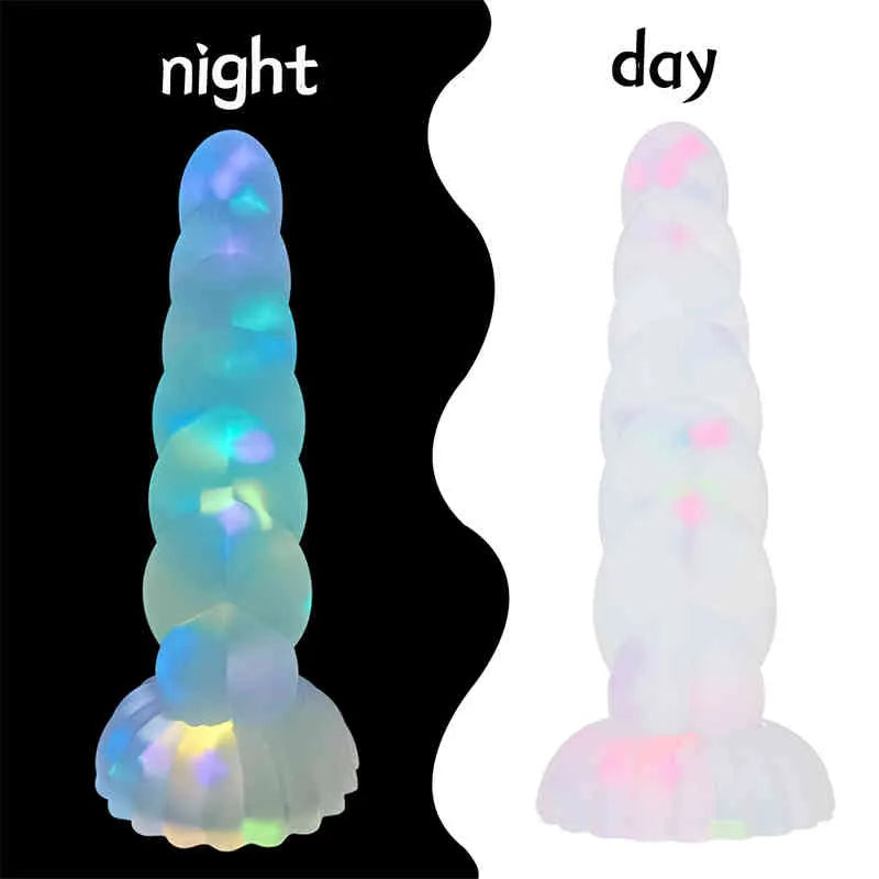 The Nebula Glow: Fantasy Suction Dildo