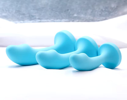 Curved Crystal Silicone ButtPlugs