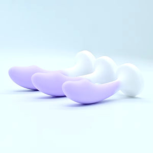 Curved Crystal Silicone ButtPlugs