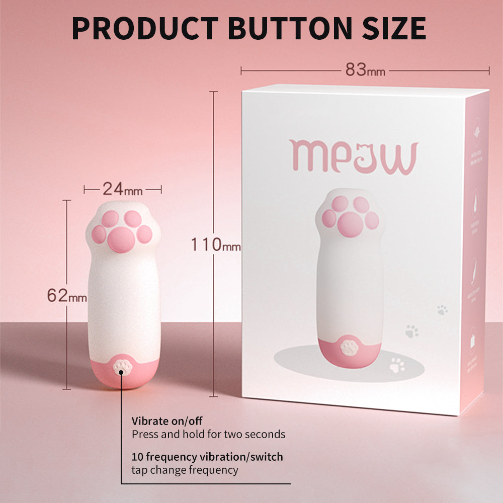 remote control cat paw toy discreet vibrator