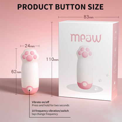 remote control cat paw toy discreet vibrator
