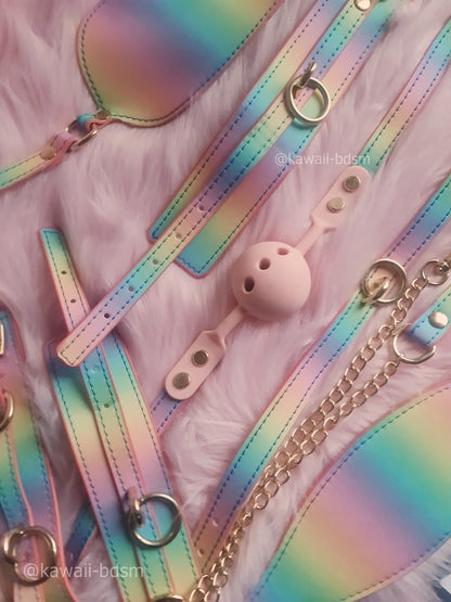 8Pcs Pastel Rainbow Bondage kit