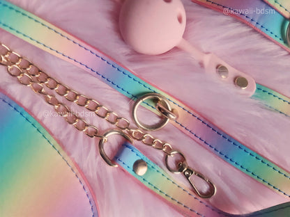 8Pcs Pastel Rainbow Bondage kit