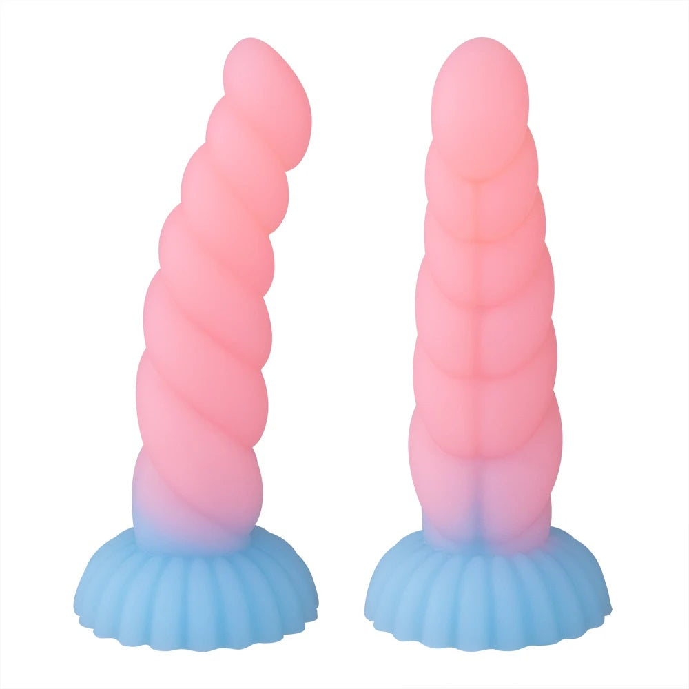 The Nebula Glow: Fantasy Suction Dildo