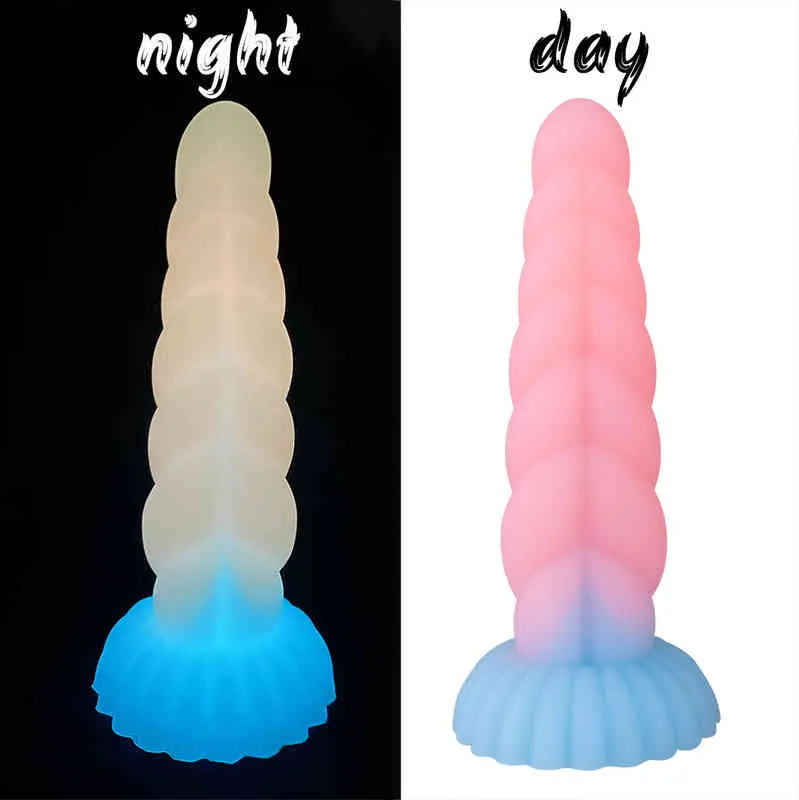 The Nebula Glow: Fantasy Suction Dildo