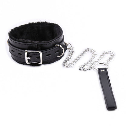 padlock collar leash set chain bondage kawaii cute pink red balck hgh quality leather vegan babygirl doll kitten petplay ageplay sissy slave submissive kawaii bdsm shop