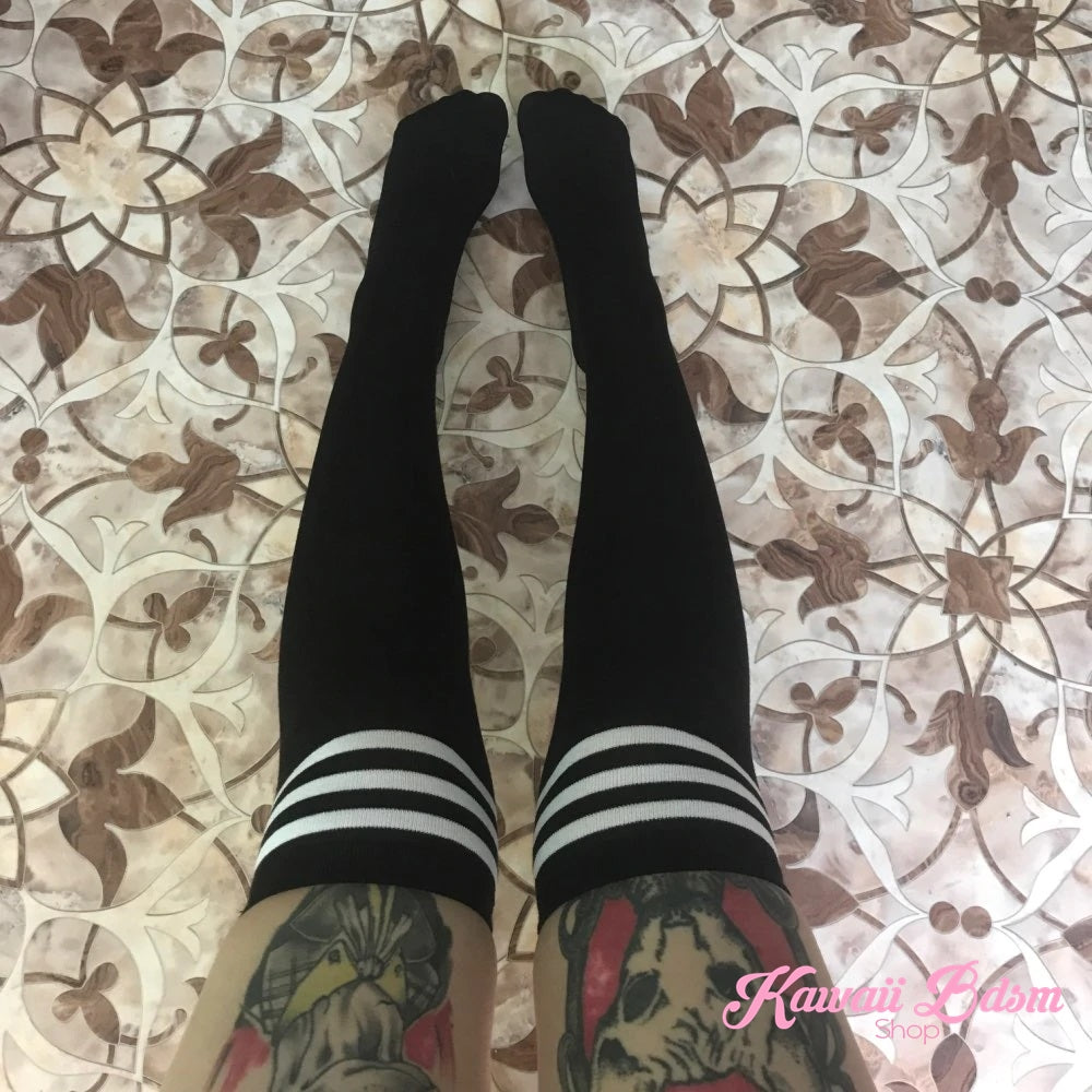 Stripped Thigh Highs (4435115147316)