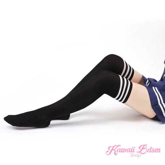 Stripped Thigh Highs (4435115147316)