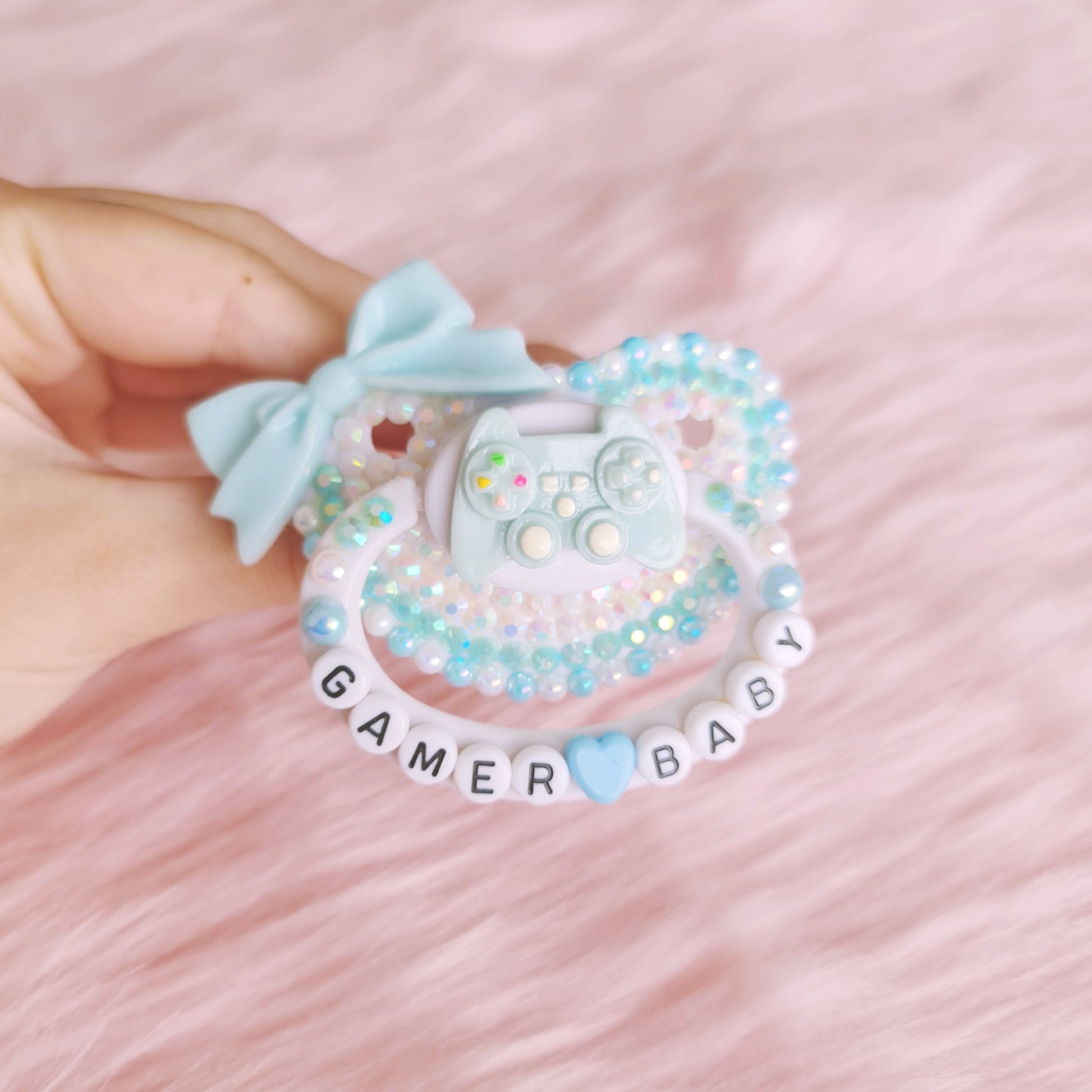 Gamer Baby Deco Custom ABDL DDLG Adult Pacifier Kawaii Bdsm