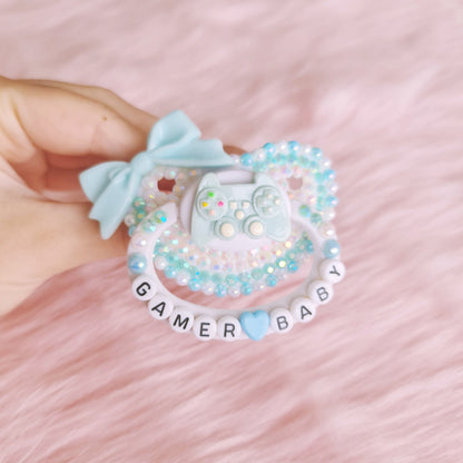 Gamer Baby Deco Custom ABDL DDLG Adult Pacifier Kawaii Bdsm