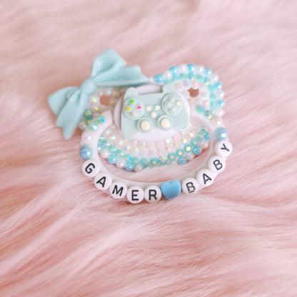 Gamer Baby Deco Custom ABDL DDLG Adult Pacifier Kawaii Bdsm
