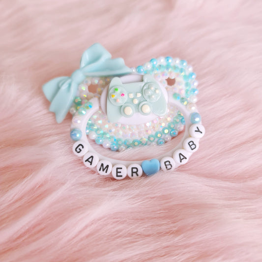 Gamer Baby Deco Custom ABDL DDLG Adult Pacifier Kawaii Bdsm