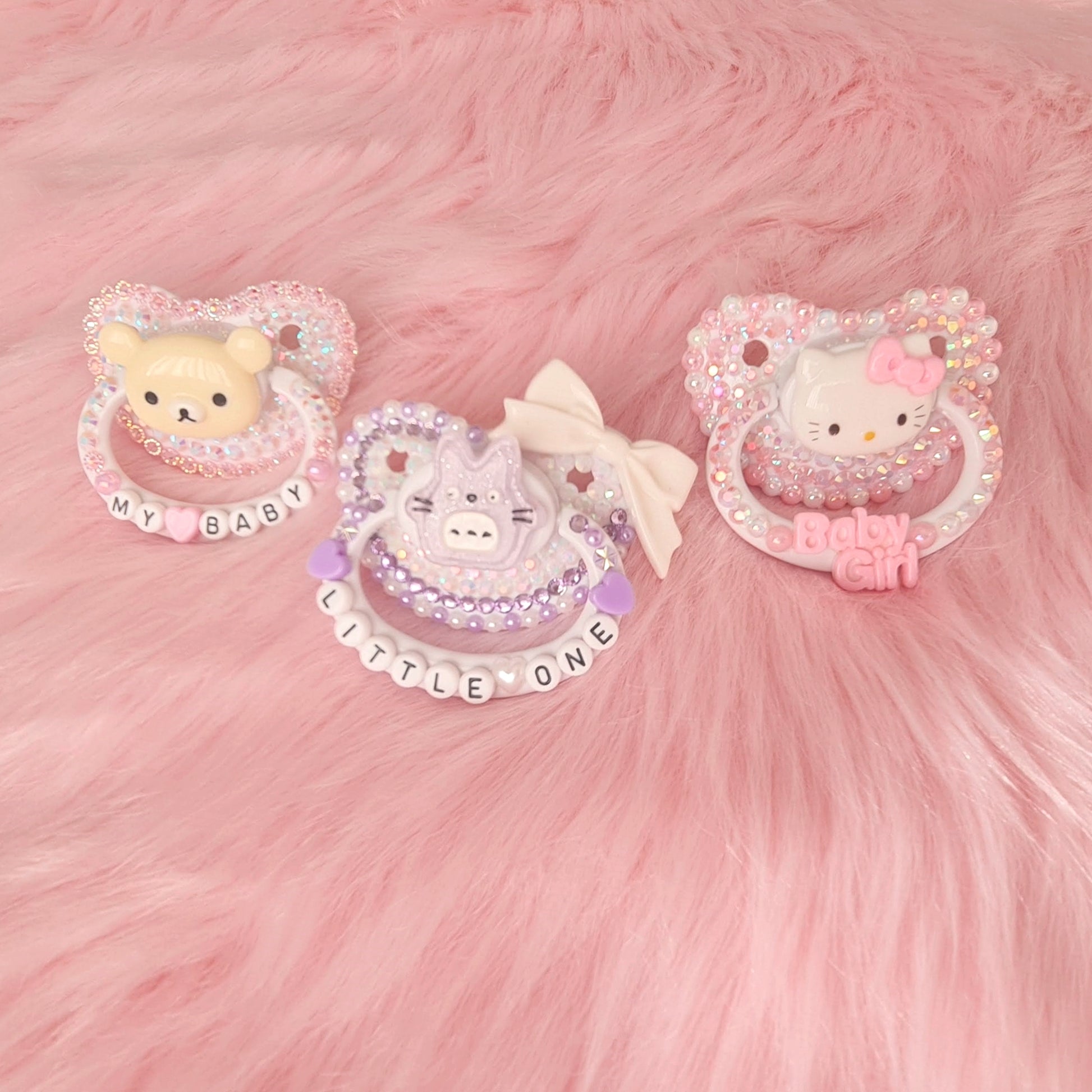 Spooky Baby Pastel Grunge  Goth Cute Custom DDLG ABDL adult pacifier Kawaii Bdsm Handmade