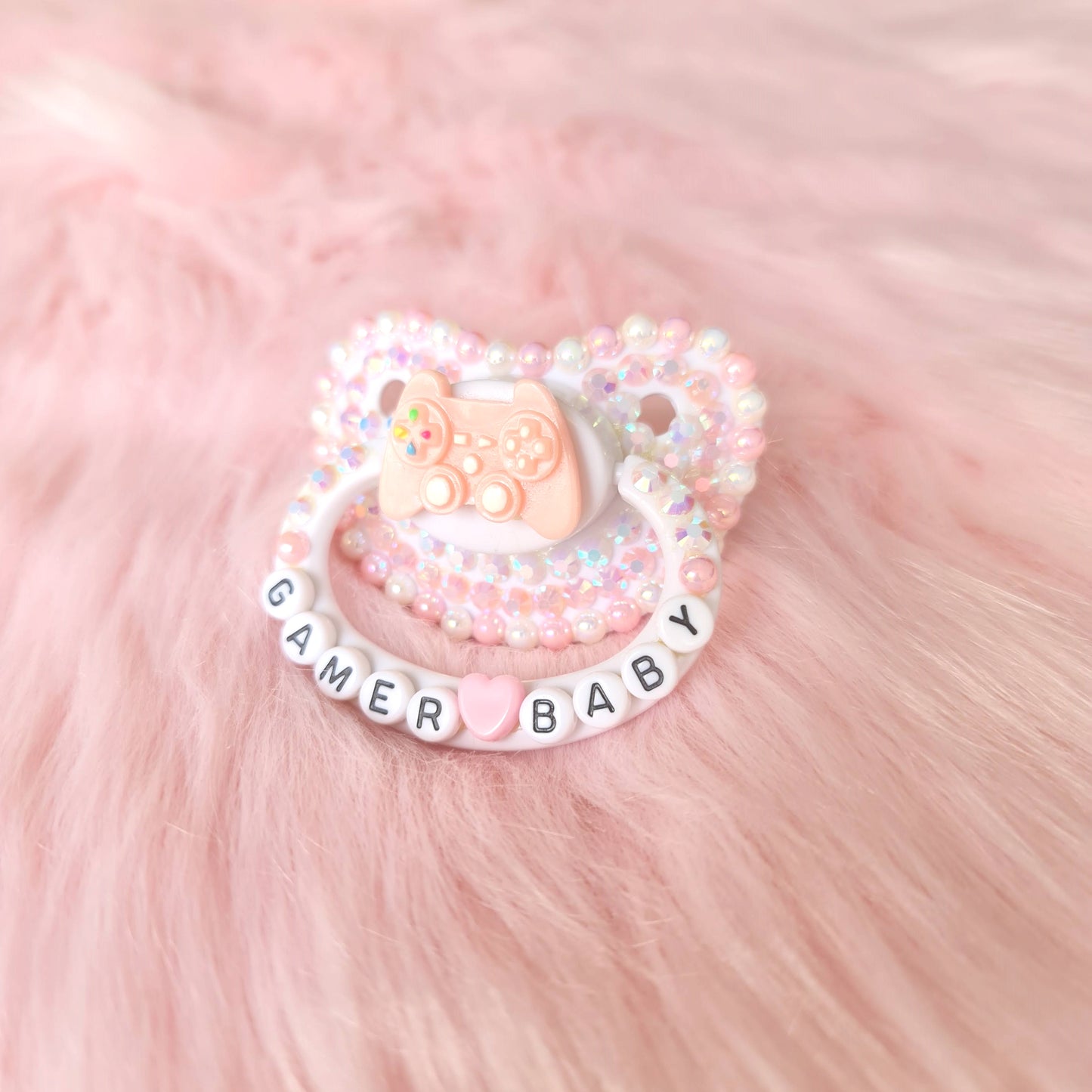 Gamer Baby Custom Pacifier Pink