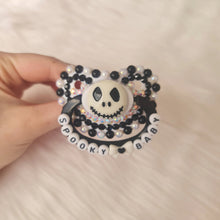 Jack Skellington Spooky Baby Goth Cute Custom DDLG ABDL adult pacifier Kawaii Bdsm Handmade