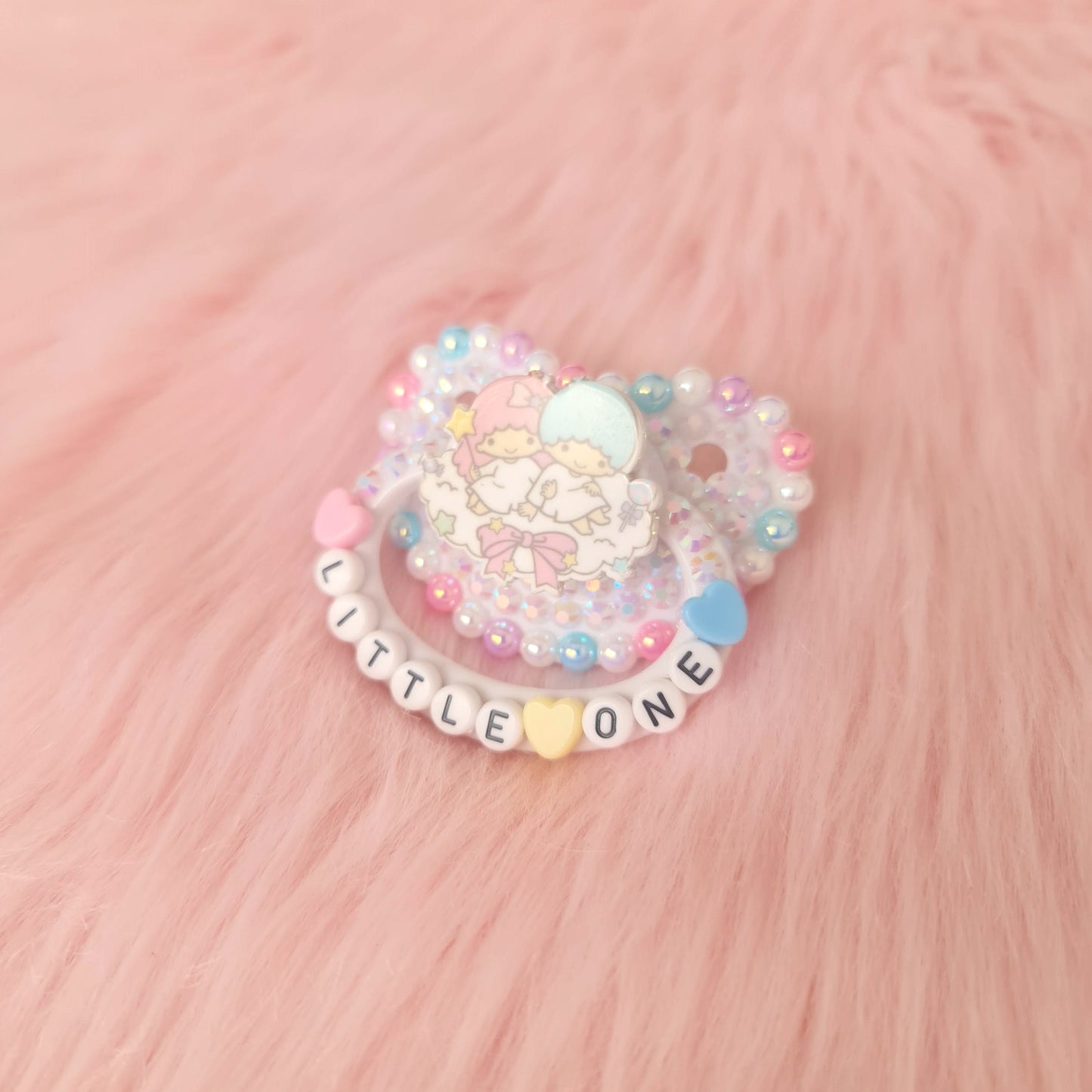 little one twin stars sanrio adult baby pacifier ddlg abdl kawaii bdsm handmade custom