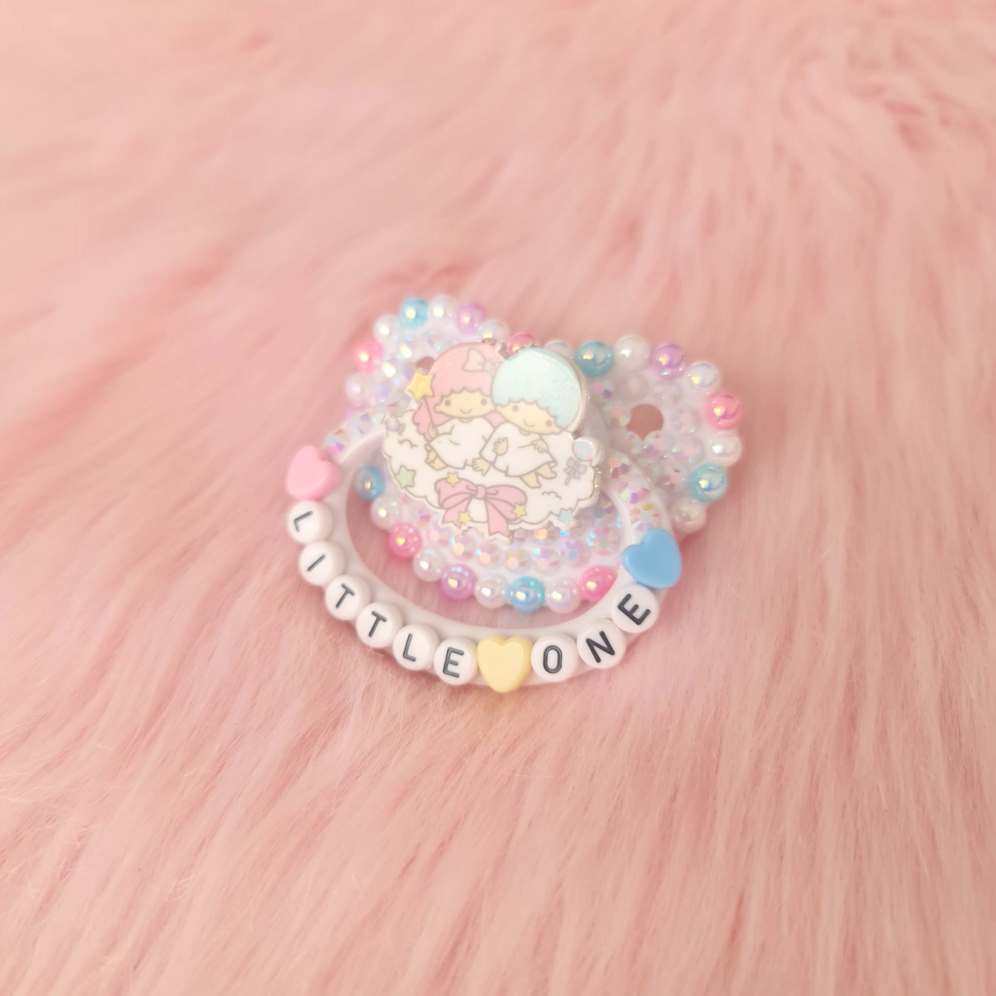 little one twin stars sanrio adult baby pacifier ddlg abdl kawaii bdsm handmade custom