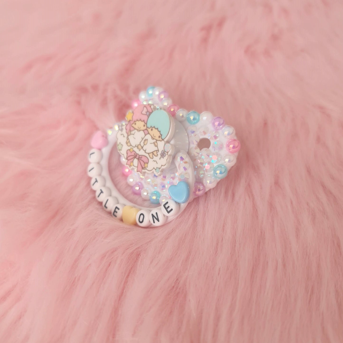 little one twin stars sanrio adult baby pacifier ddlg abdl kawaii bdsm handmade custom