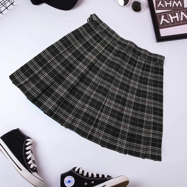 Tartan plaid school girl mini fashion japanese seifuku neko babygirl little one ddlg mdlg ageplay roleplay fetish kink daddy dom sexy street fashion outfit alternative goth by Kawaii BDSM - cute and kinky / Worldwide Free Shipping (4383789908020)