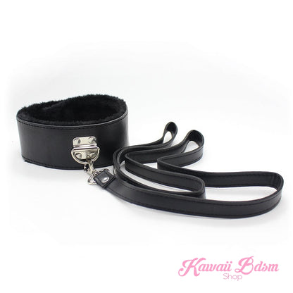 Bdsm kit Set 10 pcs pet bone gag hand cuffs collar leash ankle cuffs whip paddle nipple clamps  feather rope shibari bondage cute pink black red aesthetic ddlg cglg mdlg ddlb mdlb little submissive restraints sex couple by Kawaii BDSM - cute and kinky / Worldwide Free Shipping (11017516999)