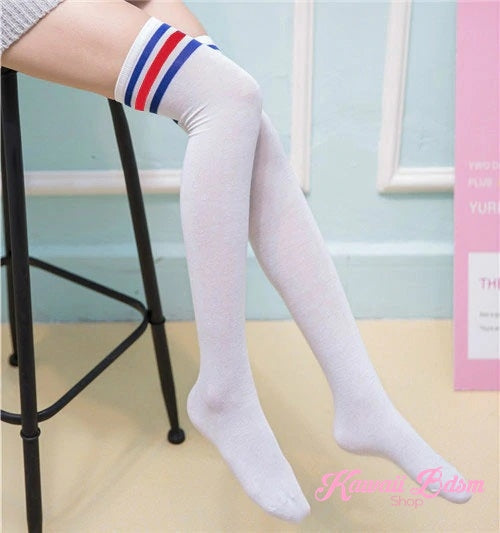 Stripped Thigh Highs (4435115147316)