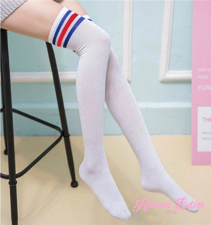 Stripped Thigh Highs (4435115147316)