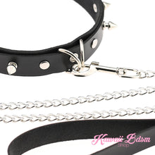 collar leash choker fashion goth sexy slave sub submissive ddlg cglg cglb mdlb mommy daddy little bondage black pink aesthetic white by Kawaii Bdsm - Cute and Kinky / Worldwide Free and Discreet Shipping  (781560414260)