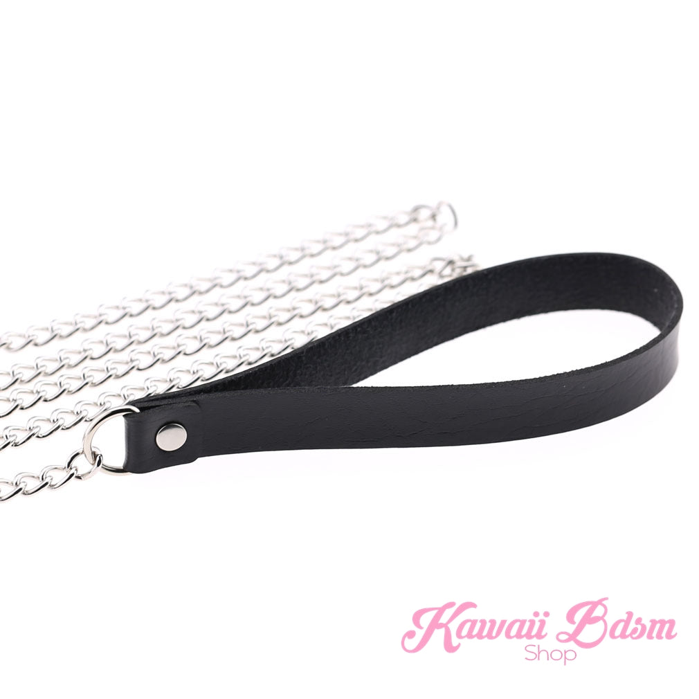 O ring choker collar brat sub submissive dom slave sexy leash chain training ddlg ddlb cglg cglb mdlg mdlb little boy girl pink black purple red goth fashion doll baby by Kawaii Bdsm - Cute and Kinky / Worldwide Free and Discreet Shipping   (781689290804)