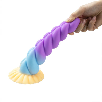 The Nebula Glow: Fantasy Suction Dildo