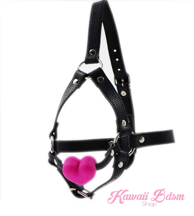 Head Harness Heart Gag (11136096327)