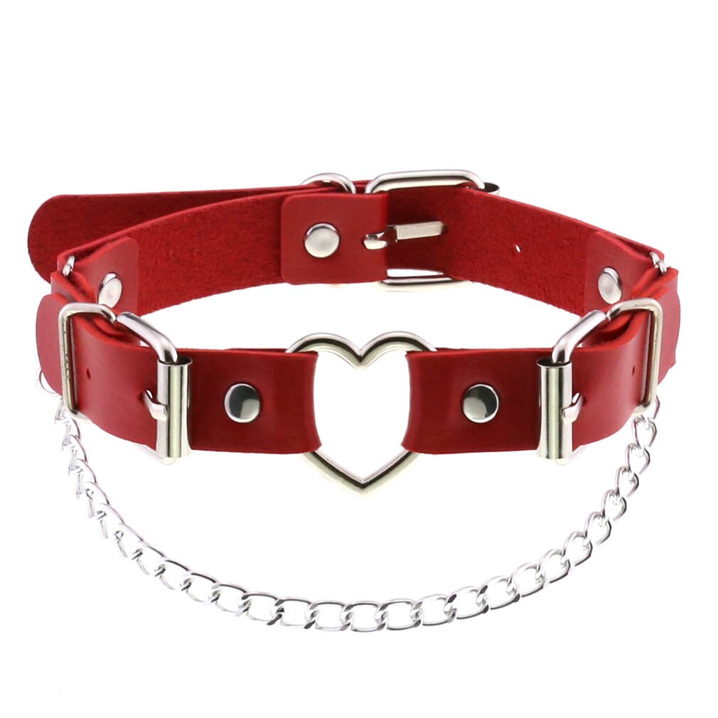 Buckles Heart Choker