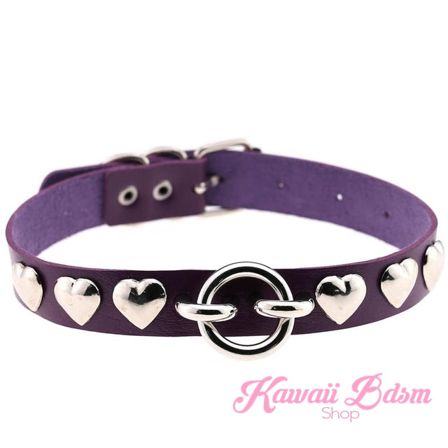 Rivet Hearts Collar (907299717172)