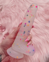 Rainbow colorful confetti dildo silicone toys suction cup pink ddlg by Kawaii BDSM - cute and kinky / Worldwide Free Shipping (4348483403828)