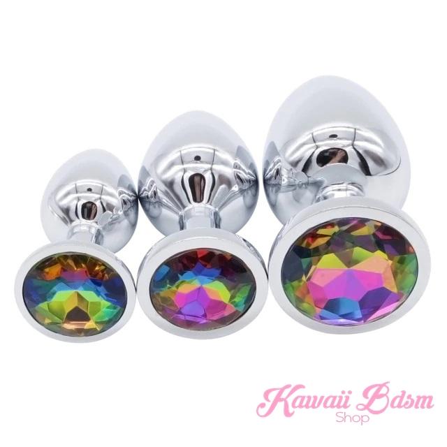 Stainless Steel buttplugs princes plug pink  babygirl sissy femboy aesthetic boy little cglg cglb mdlg mdlb ddlg ddlb agelay petplay kittenplay puppyplay fetish sex partner gift love couple goth kitten pet puppy by Kawaii BDSM - cute and kinky / Worldwide Free Shipping (10887205511)