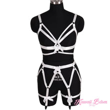 Harness Garter Chest Body handmade luxury bondage pink purple red black sexy belt ddlg babygirl little one girl women submissive by Kawaii Bdsm - Cute and Kinky / Worlwide Free and Disreet Shipping (499766755380)